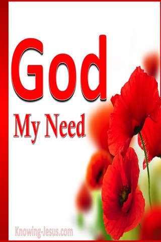 God, My Need (devotional)02-19 (red)